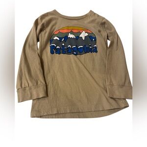 Patagonia Kids Brown Long Sleeve Tee 4T